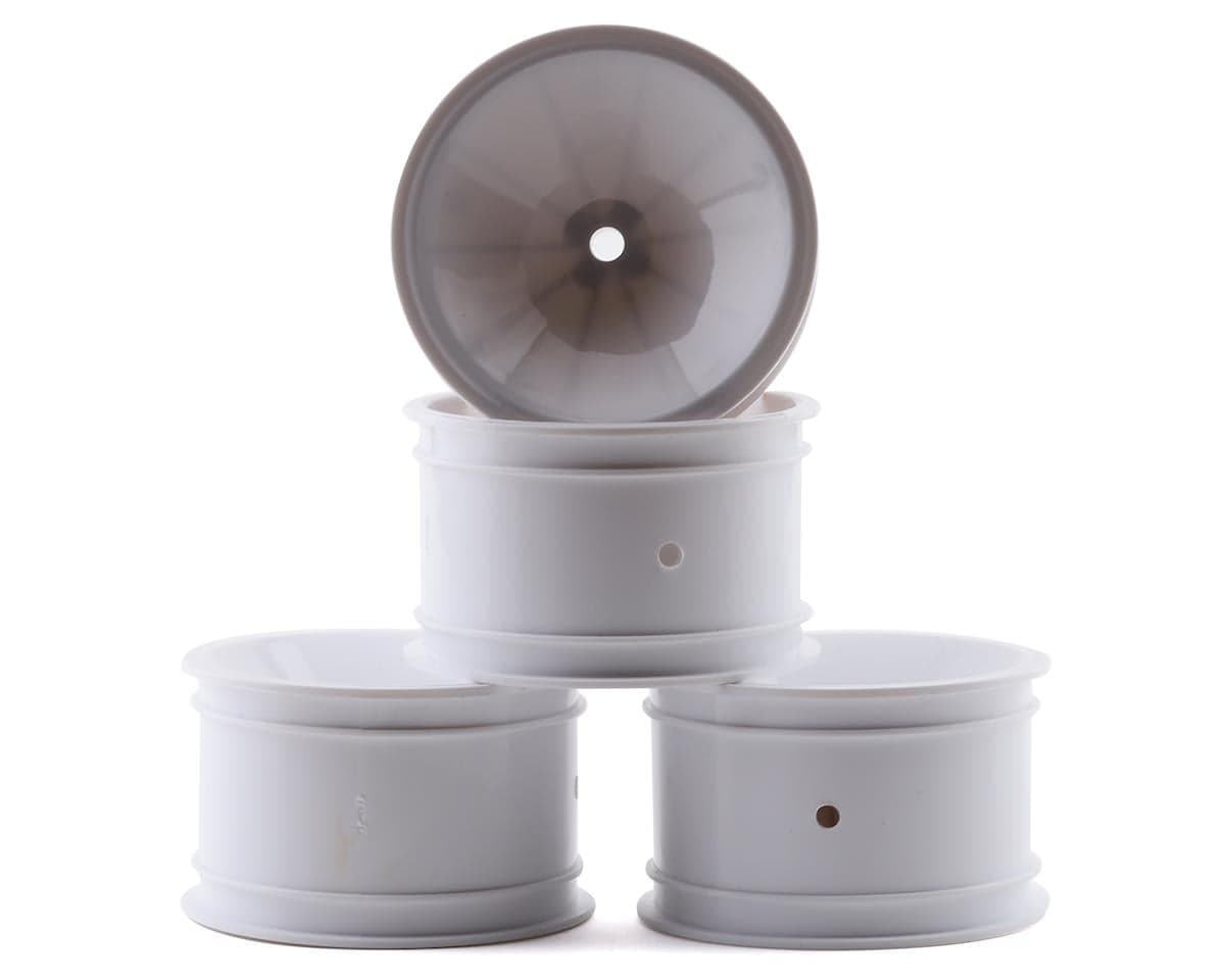 JConcepts RC10 Mono 2.2 Rear Wheels (White) (4) (+Offset)