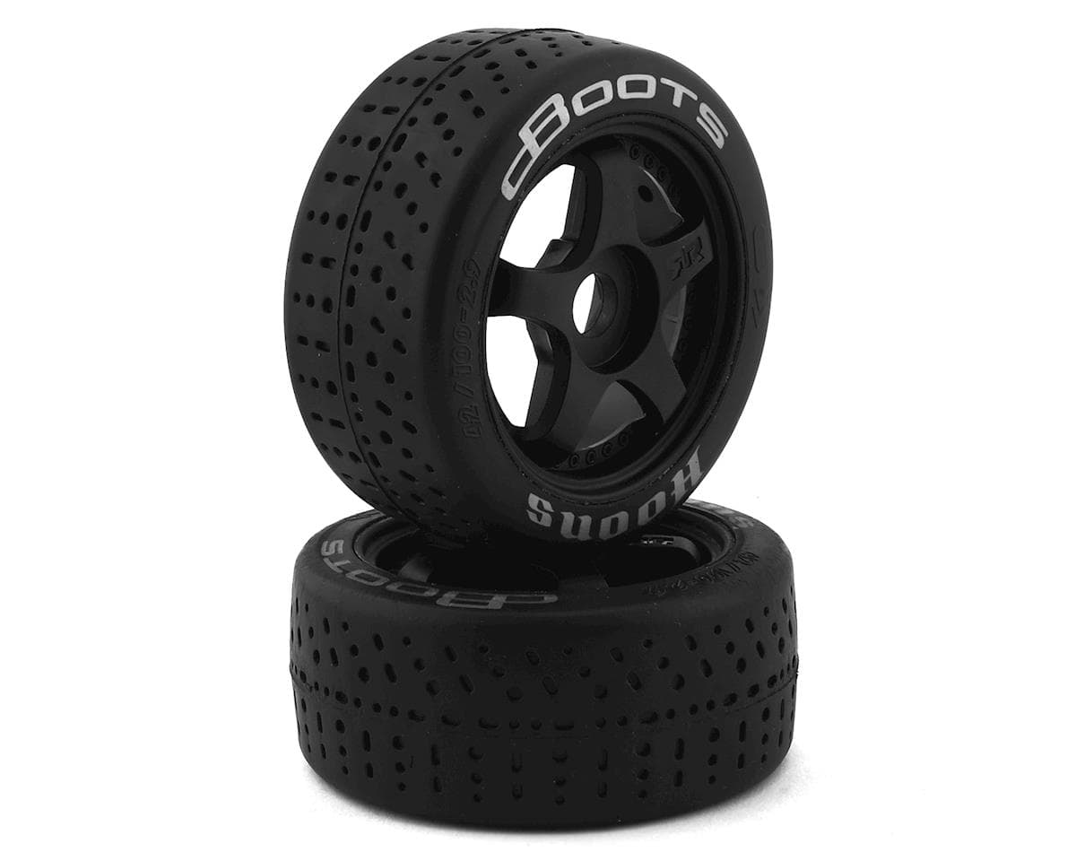 Arrma DBoots Hoons 42/100 2.9 Belted 5-Spoke Pre-mounted Tires (2) (Silver)
