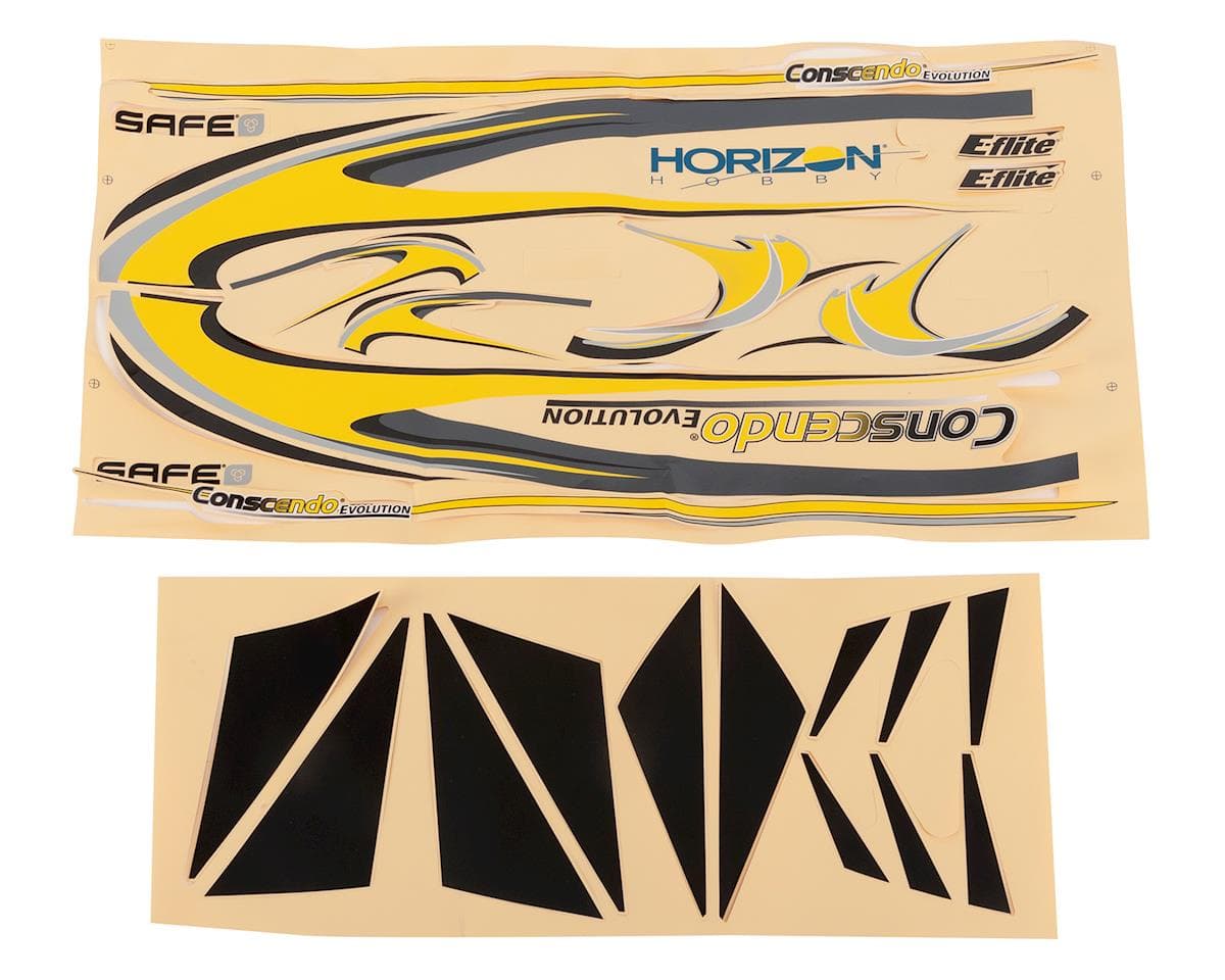 E-flite Conscendo Evolution Decal Sheet
