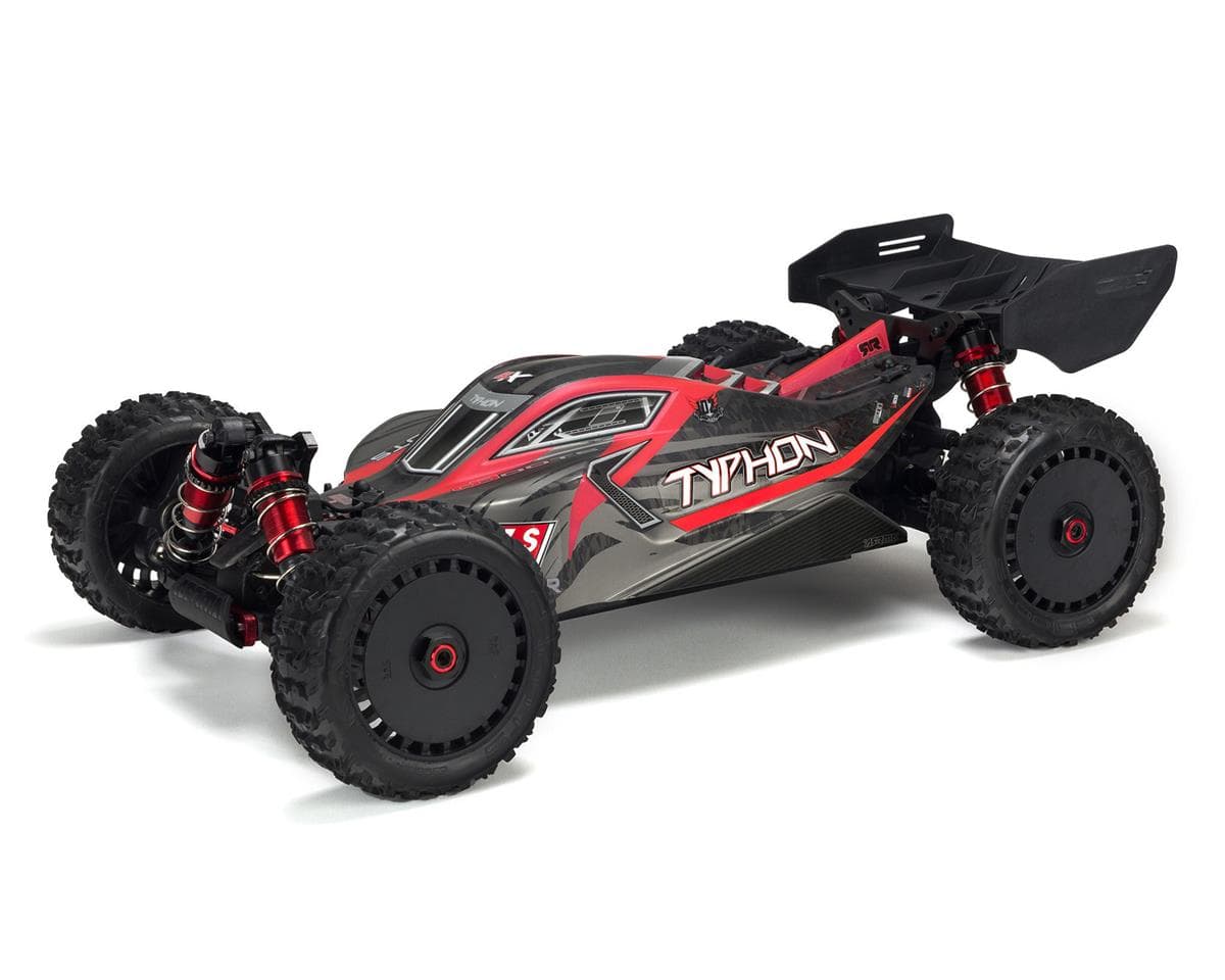 Arrma Typhon 6S BLX Brushless RTR 1/8 4WD Buggy (Red/Black) (V5) w/SLT3 2.4GHz Radio