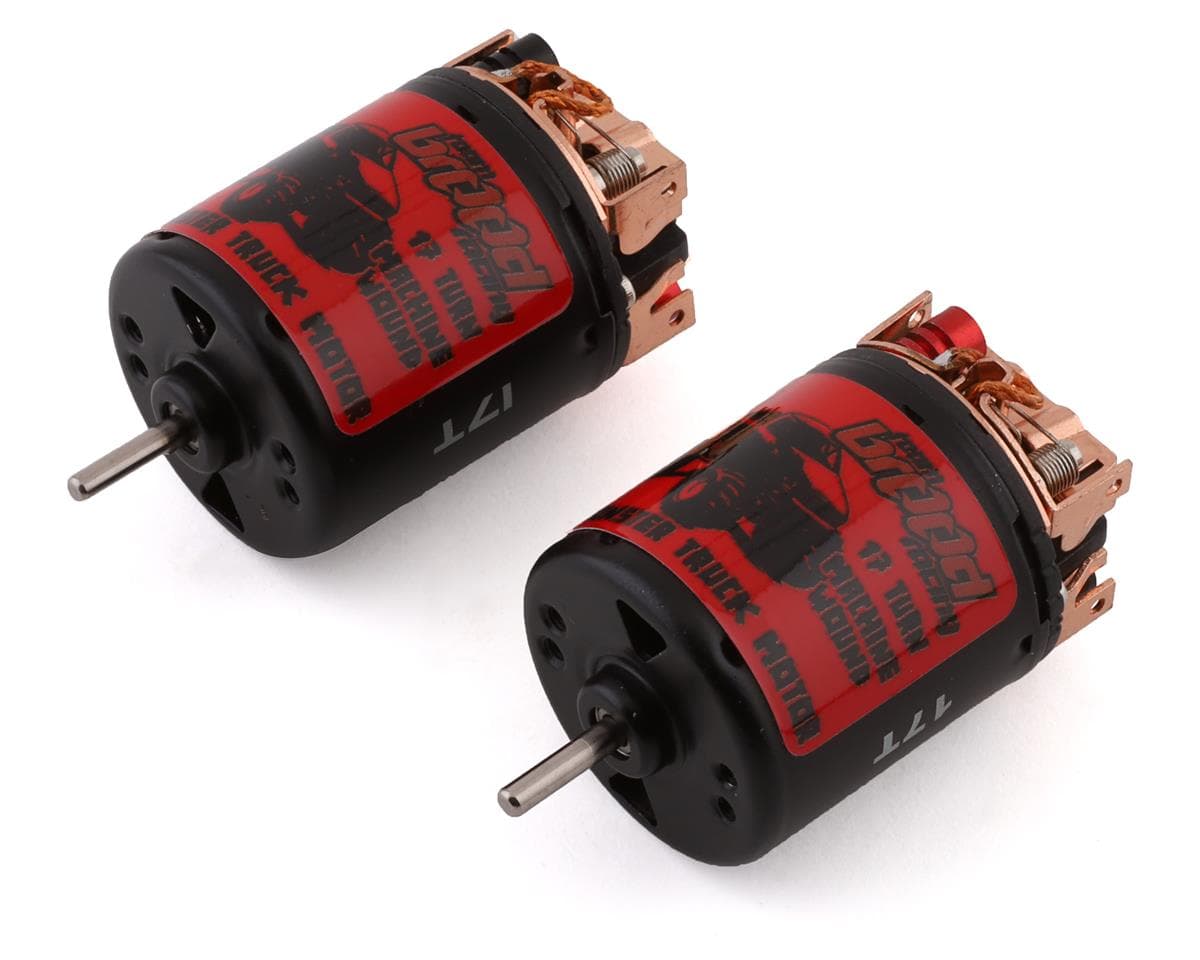 Team Brood Monster Truck Machine Wound 540 Clod Buster Motor Set (2) (17T) (Matched Pair)