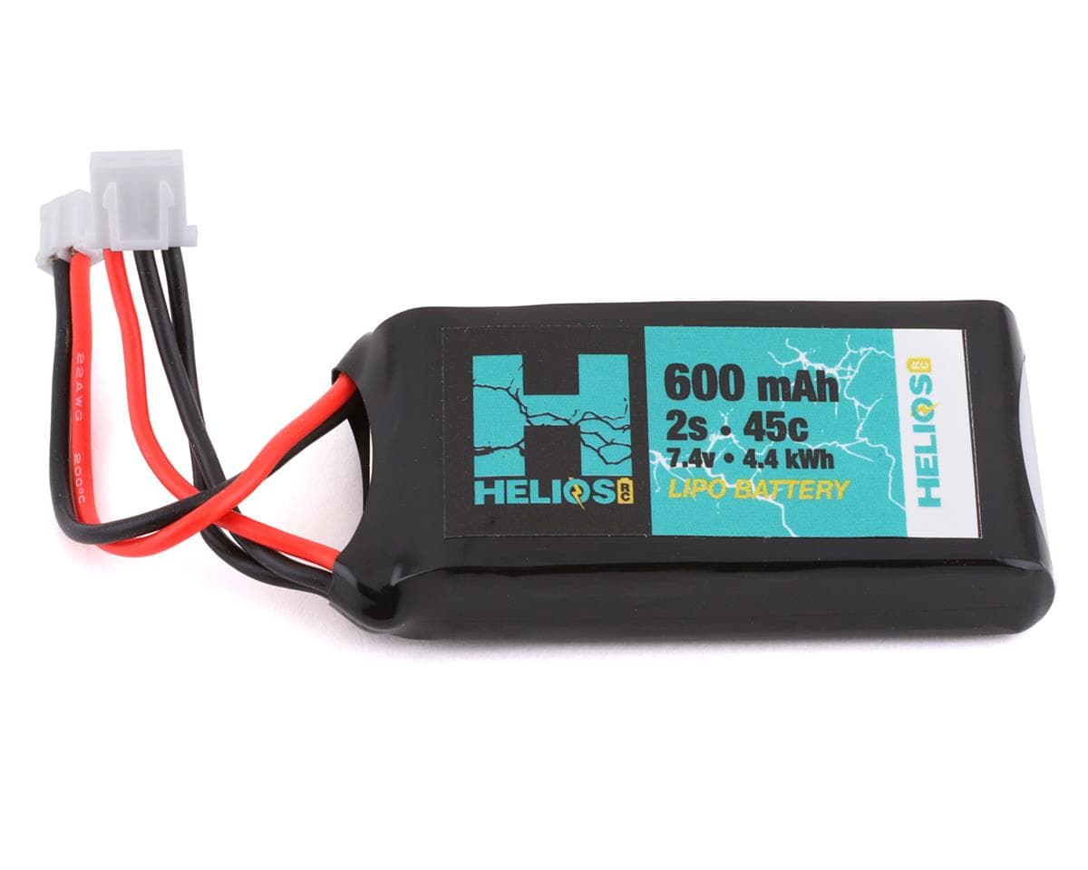 Helios RC 2S 45C LiPo Battery (7.4V/600mAh) w/PH2.0 Connector