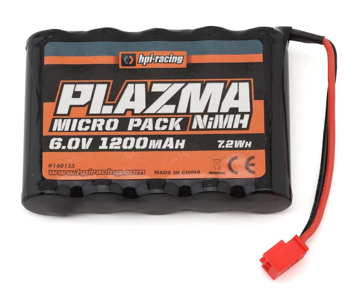 HPI Plazma  5-Cell Micro NiMH Battery (6.0V/1200mAh) w/Micro Connector