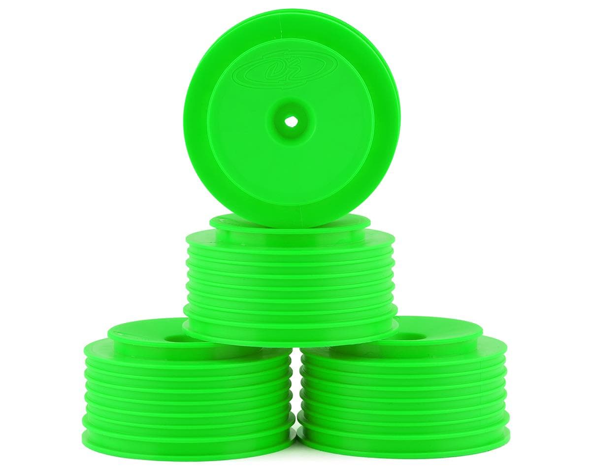 DE Racing "Speedline PLUS" Short Course Wheels (Green) (4) (SC5M) w/12mm Hex