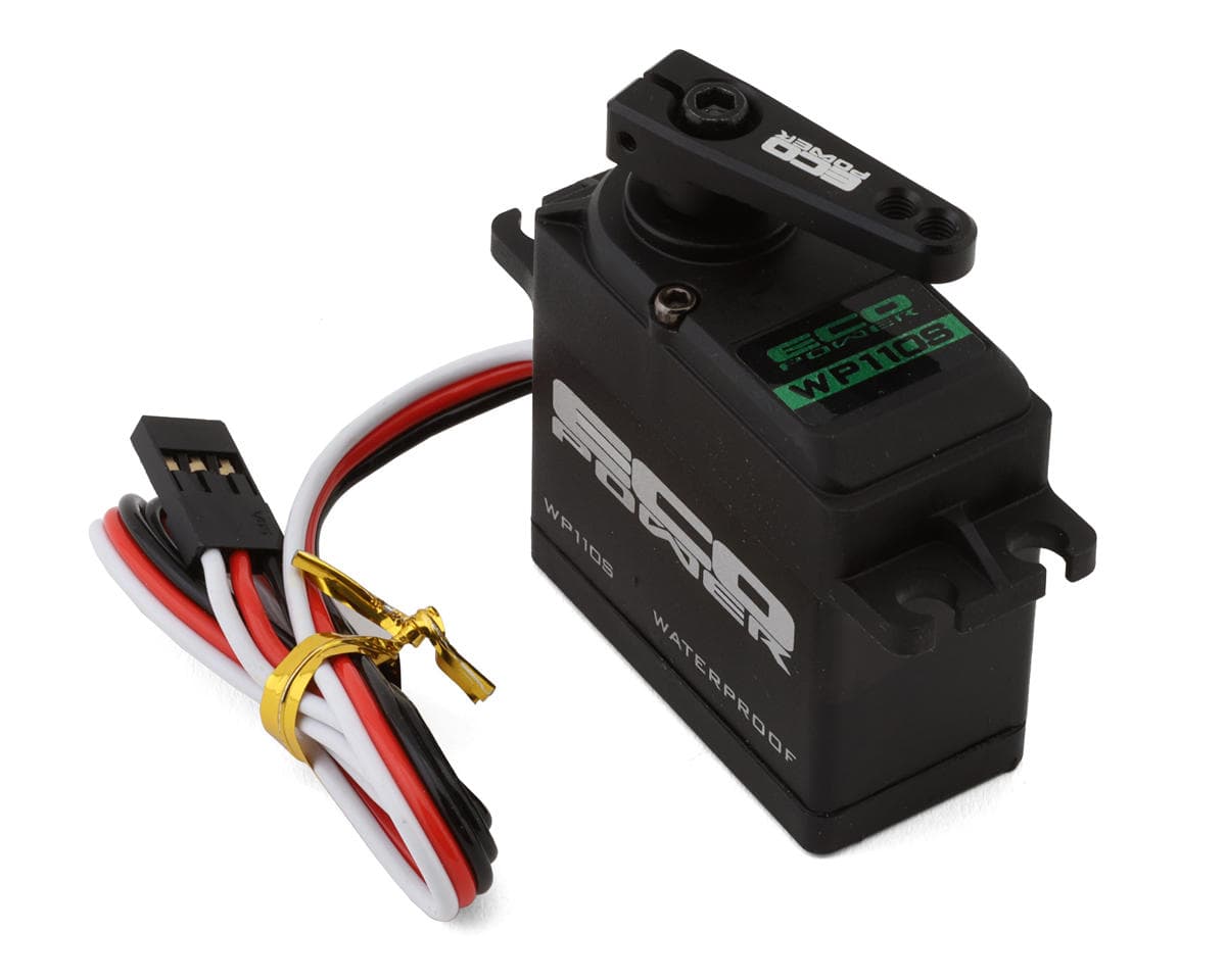 EcoPower WP110S Waterproof High Speed Metal Gear Servo for 1/10 2wd Traxxas™, ARRMA™, Losi™ & other vehicles
