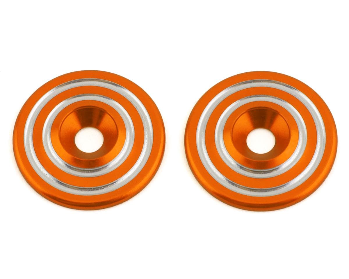 Avid RC Ringer Aluminum Wing Buttons (Orange) (2)
