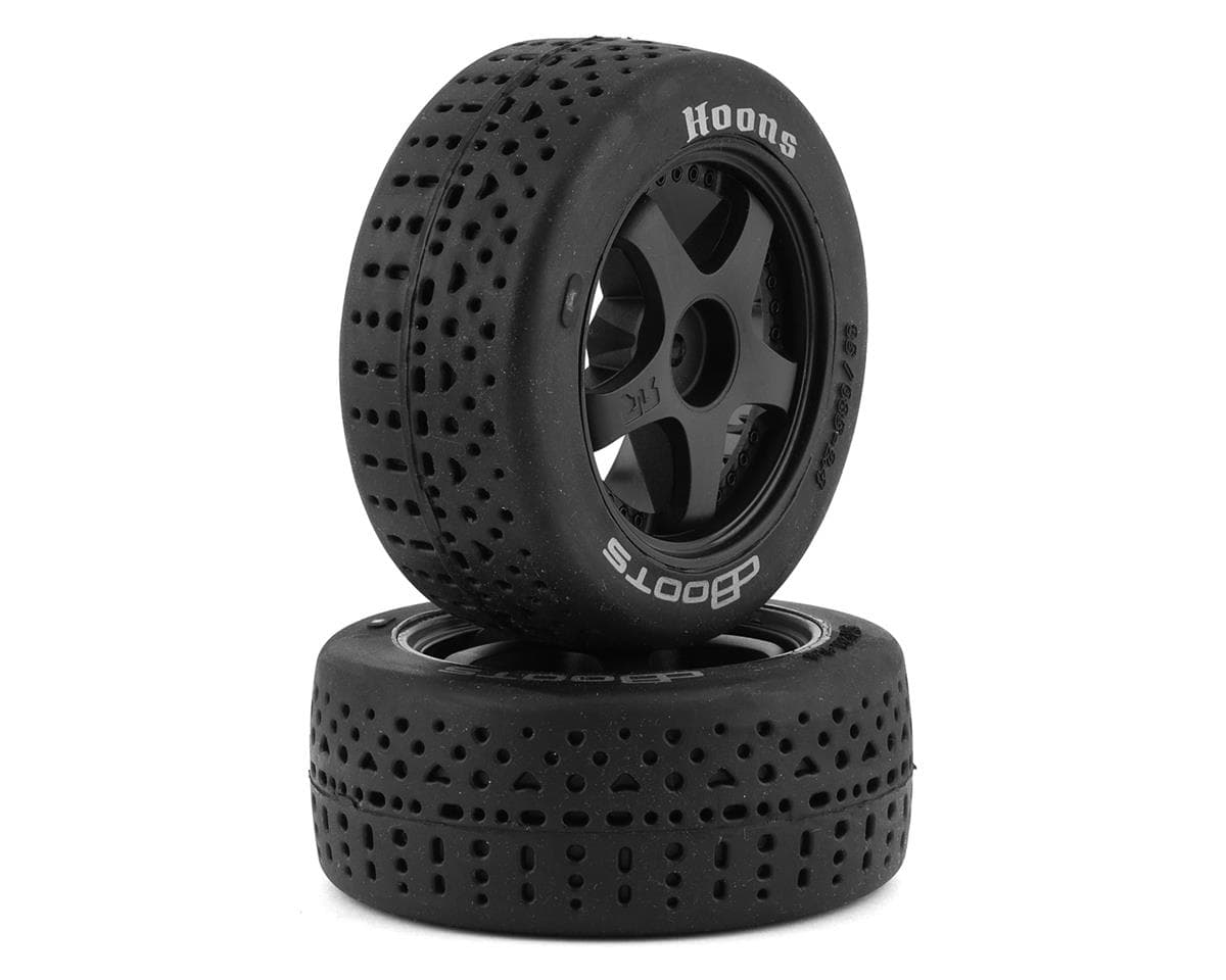 Arrma DBoots Hoons 35/085 2.4 Belted 5-Spoke Pre-Mounted Tires (2) (Silver) w/14mm Hex