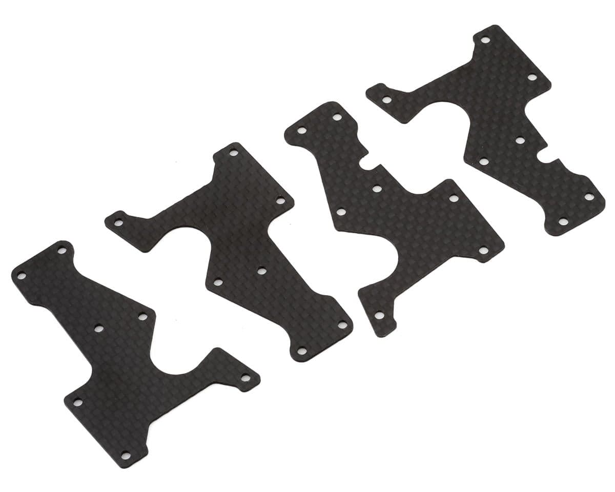 PSM Serpent SRX8 Cobra Carbon Fiber Front Arm Inserts (1mm) (4)
