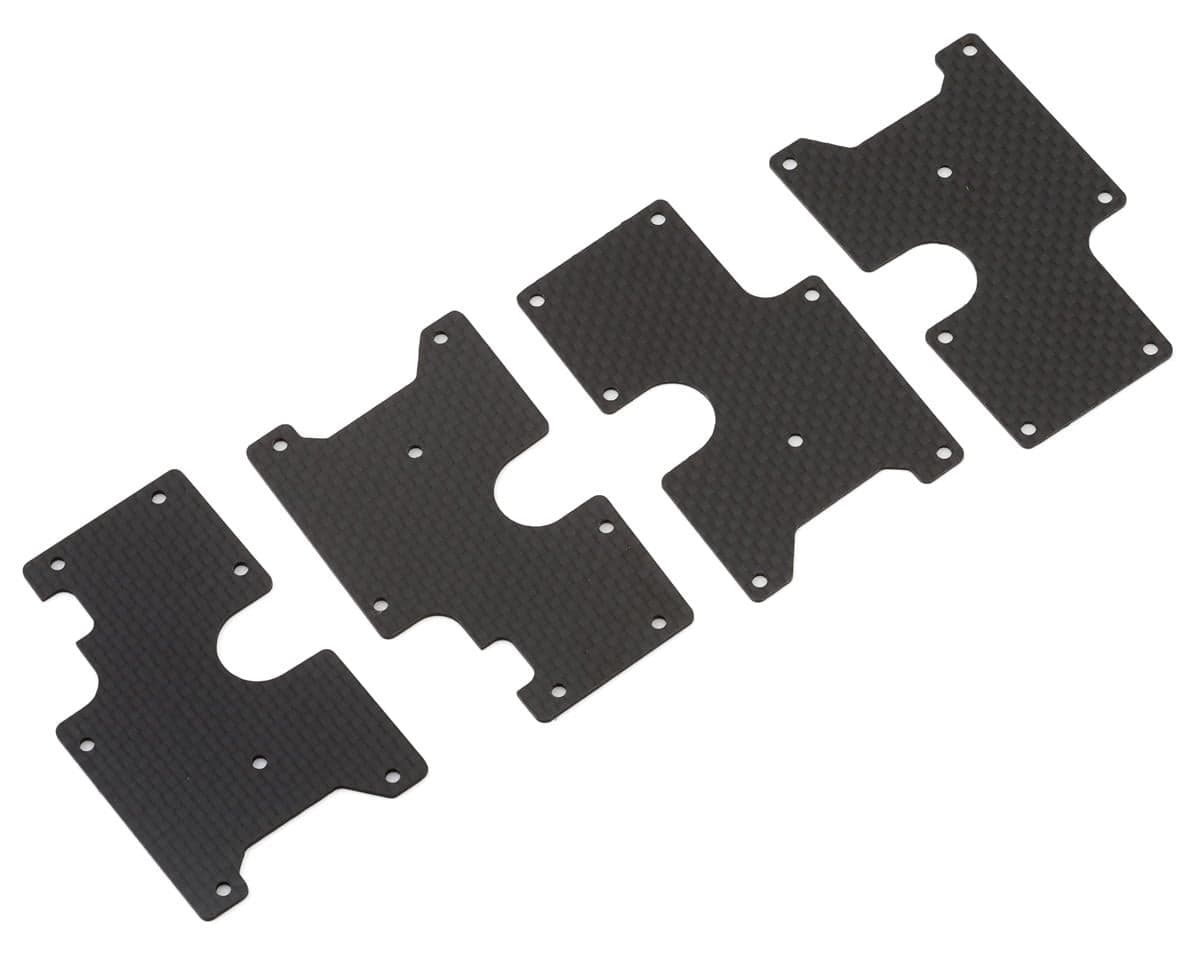 PSM Serpent SRX8 Cobra Carbon Fiber Rear Arm Inserts (1.5mm) (4)