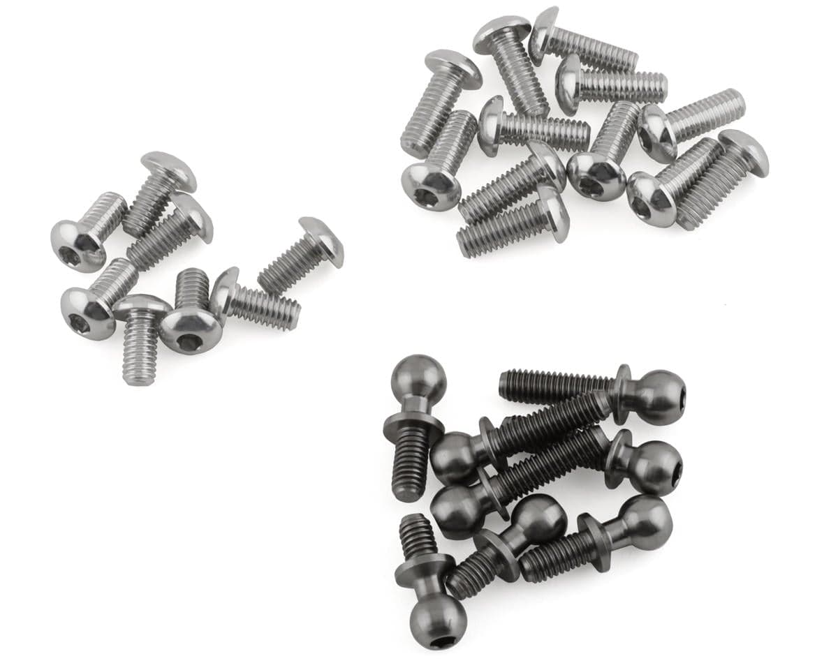Yokomo BD11 Aluminum Screw & Titanium Ballstud Set