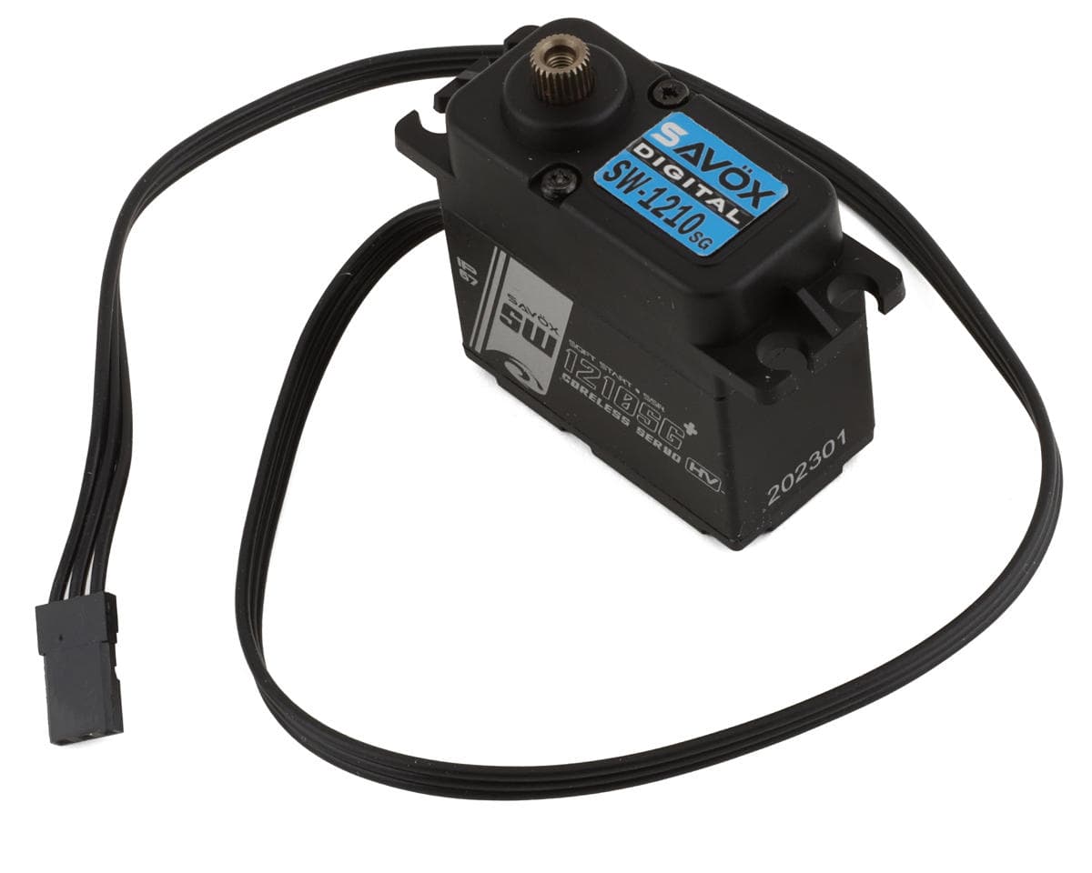 Savox SW-1210SGP Black Edition Aluminum Digital Waterproof Steel Gear Servo (High Voltage)