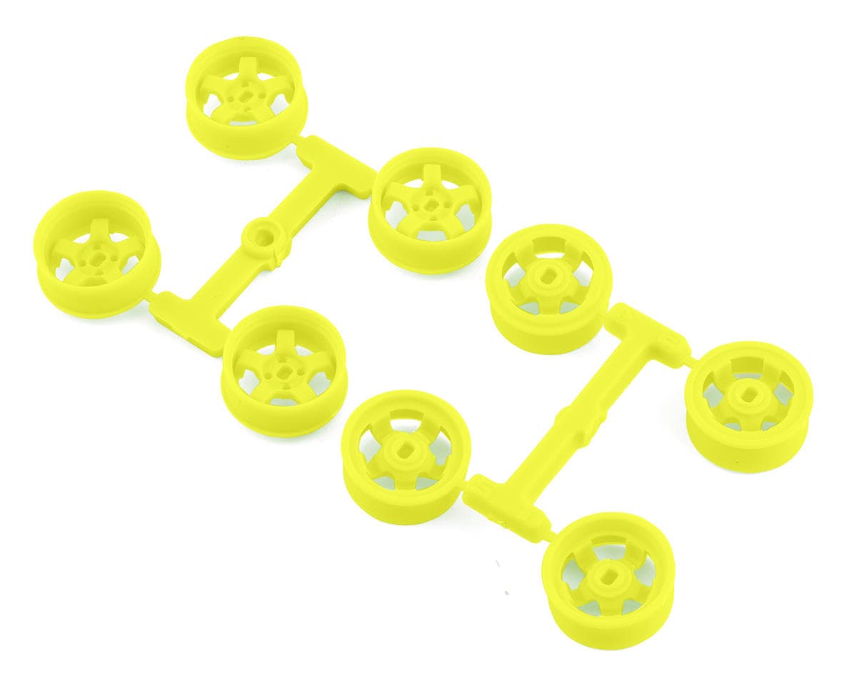 DS Racing Kyosho Mini Z 8.5mm Narrow Drift Rims (1/2/3/4 Offset) (Flu Yellow)