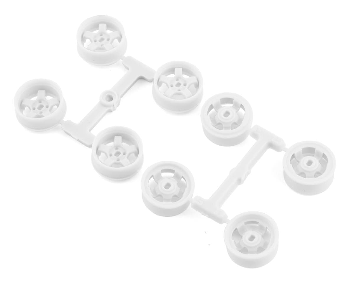 DS Racing Kyosho Mini Z 8.5mm Narrow Drift Rims (1/2/3/4 Offset) (White)