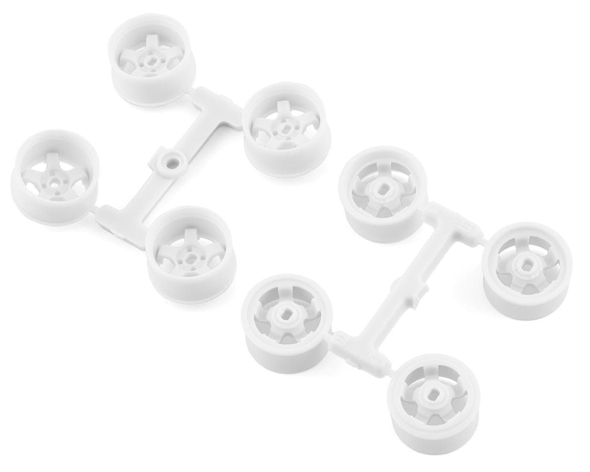 DS Racing Kyosho Mini Z 11mm Wide Drift Rims (1/2/3/4 Offset) (White)