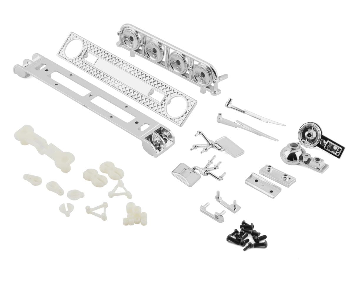 Team Associated MT12 Body Accessories (Chrome)