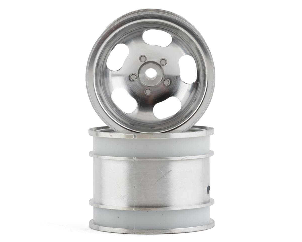Kyosho 5-Spoke Rear Wheel (Satin Chrome) (2) (2014 Beetle)