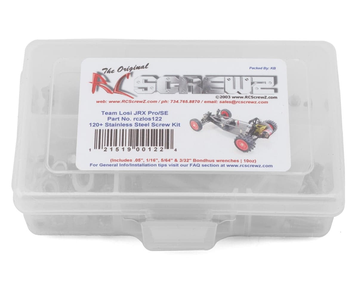 RC Screwz Losi 1/10 JRX Pro/SE Stainless Steel Screw Kit