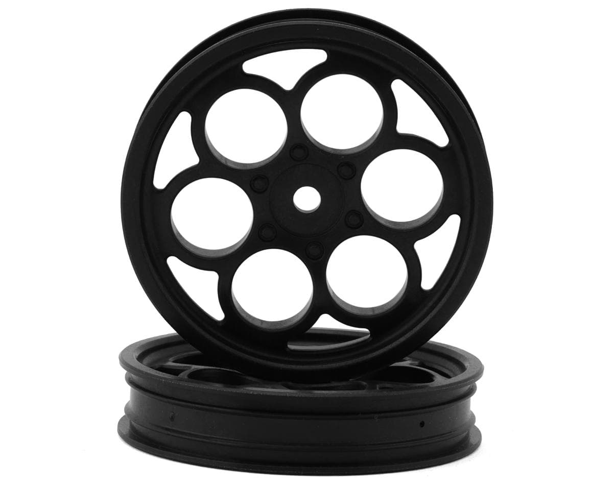 eXcelerate Looper Drag Racing Front Wheels (Black) (2) w/12mm Hex