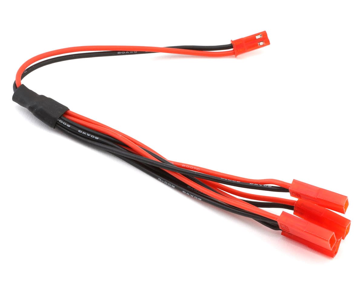 Samix JST Y-Harness Connector Leads (1 Male to 4 Female) (200mm)