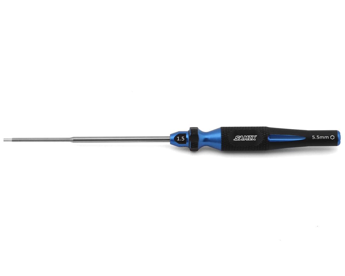 Samix FCX24 2-in-1 Hex Wrench/Nut Driver (Blue) (1.5mm Hex/5.5mm Nut)