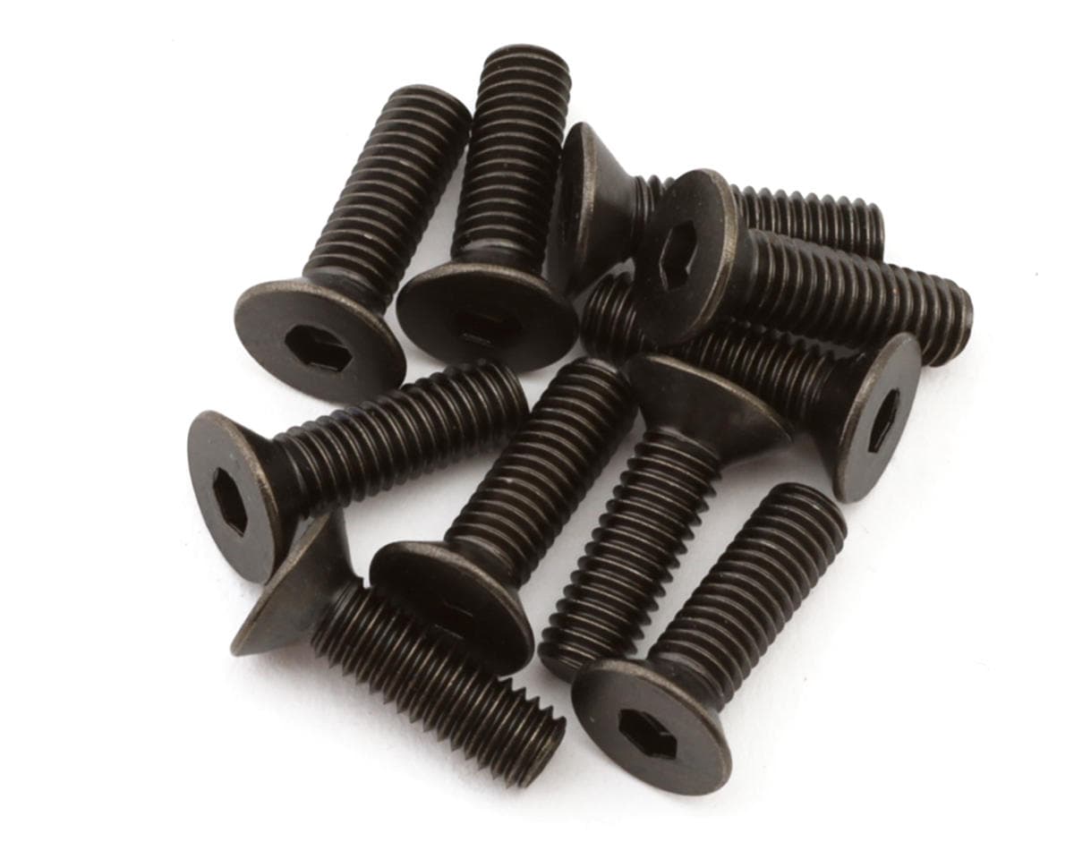 Tamiya 3x10mm Flat Head Screw (10)