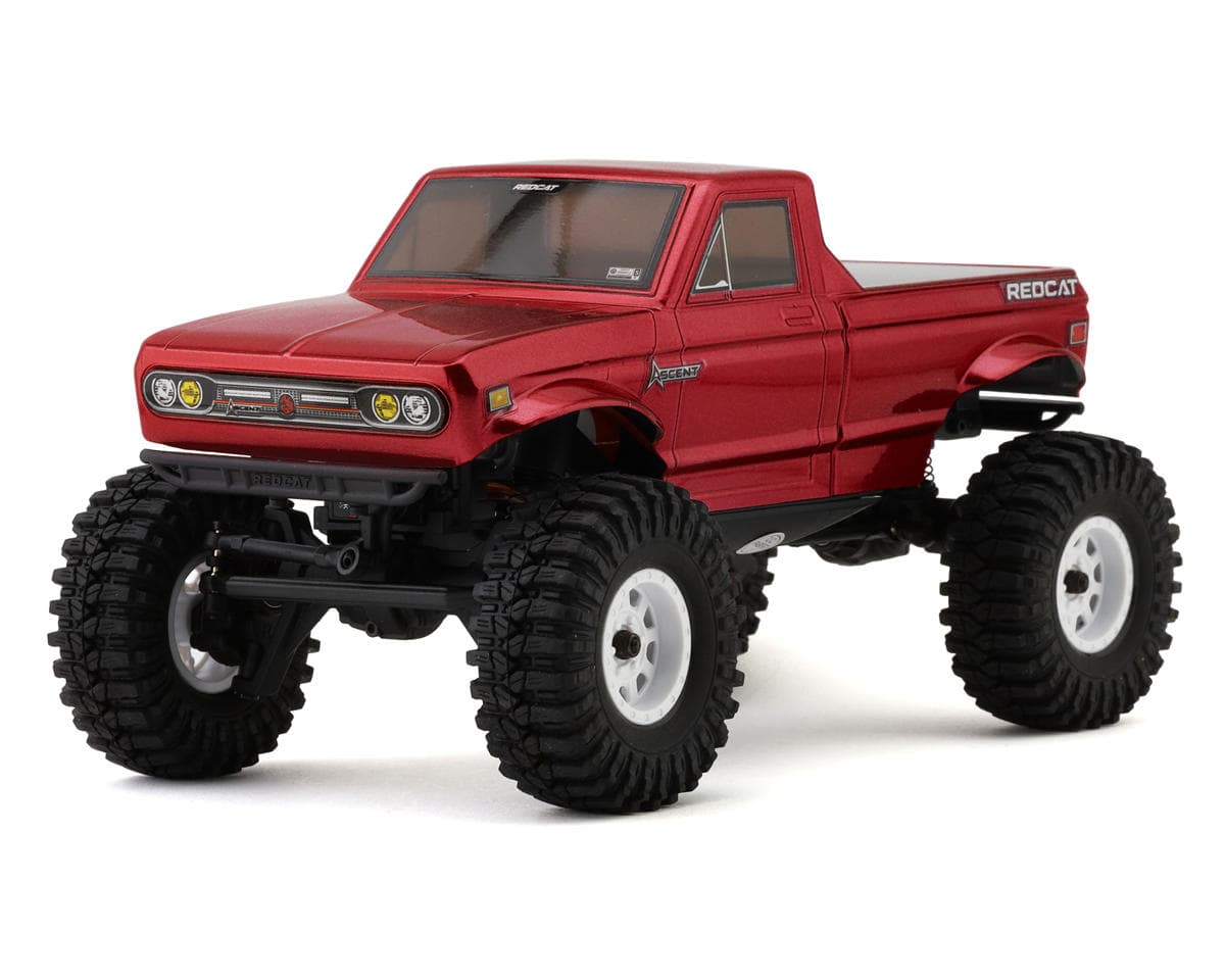 Redcat Ascent-18 1/18 4WD RTR Rock Crawler (Red) w/2.4GHz Radio, Battery & Charger