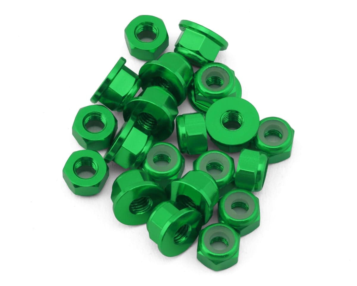 175RC Mugen MSB1 Aluminum Nut Kit (Green)