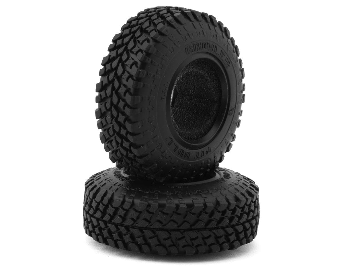 Pit Bull Tires 1.0" Growler Micro Crawler Tires (2) (Alien) w/Foam Inserts