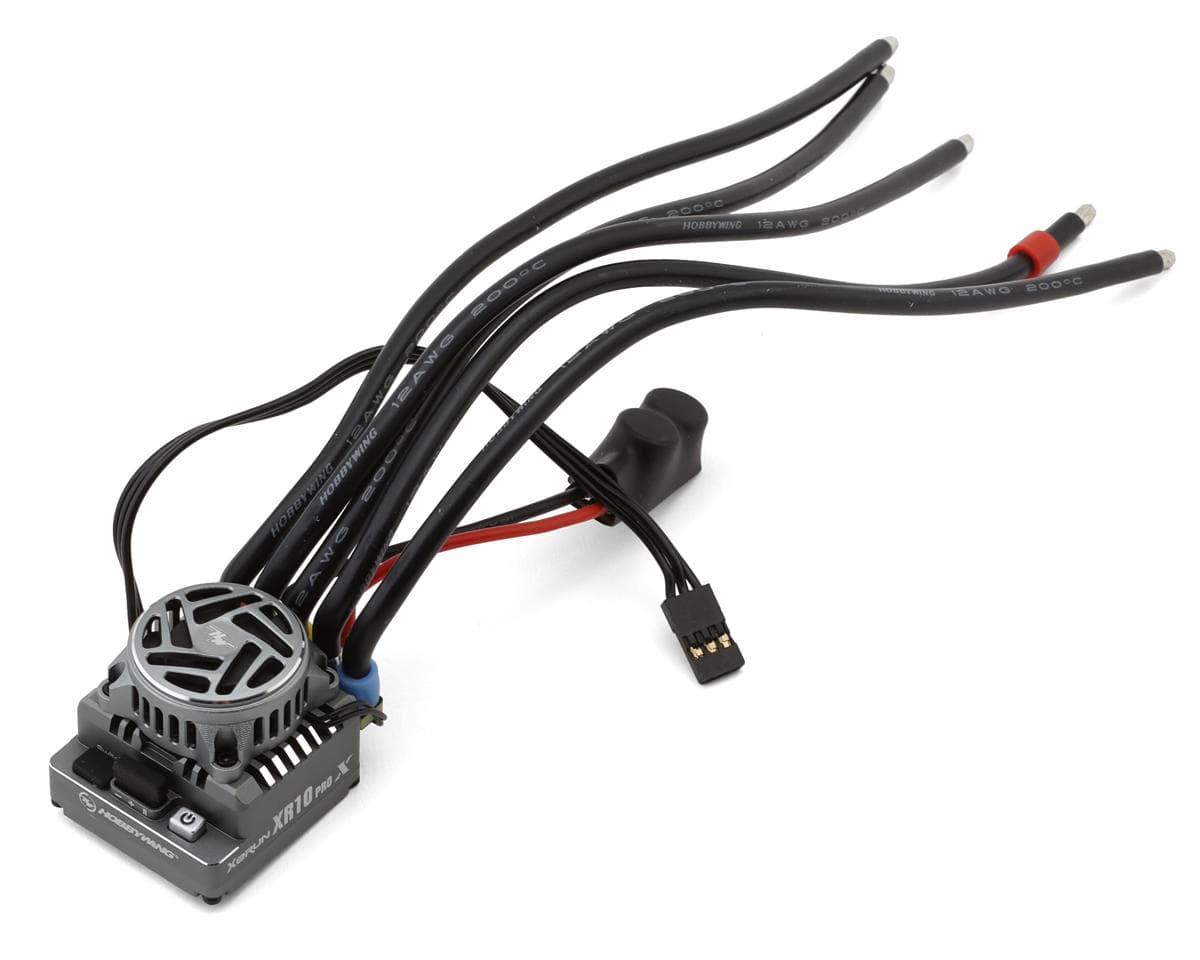 Hobbywing Xerun XR10 Pro G3X Stock Spec 1/10 160A Sensored Brushless ESC (Titanium Grey)