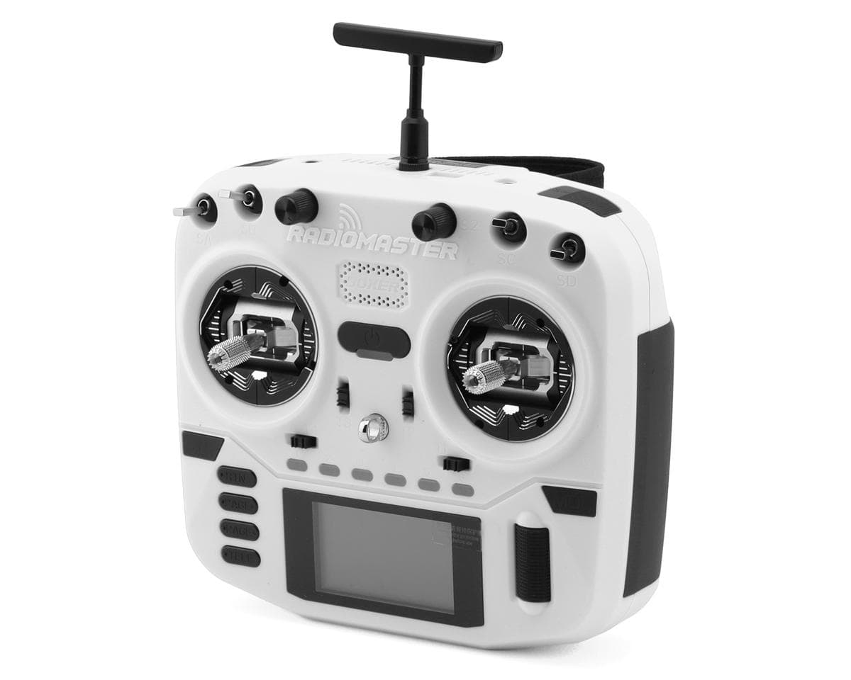 RadioMaster Boxer Crush 2.4GHz 16-Channel Radio System (ELRS) w/AG01 Gimbal (White)