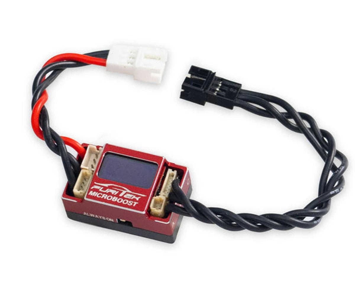 Furitek Microboost 2S 25A Brushless Sensored/Sensorless Micro Drift ESC w/Display (Red)