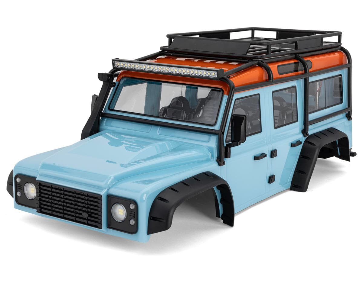 MJX HYPER GO All Rock 1/8 Pre-Painted Rock Crawler Body (Blue) w/LEDs