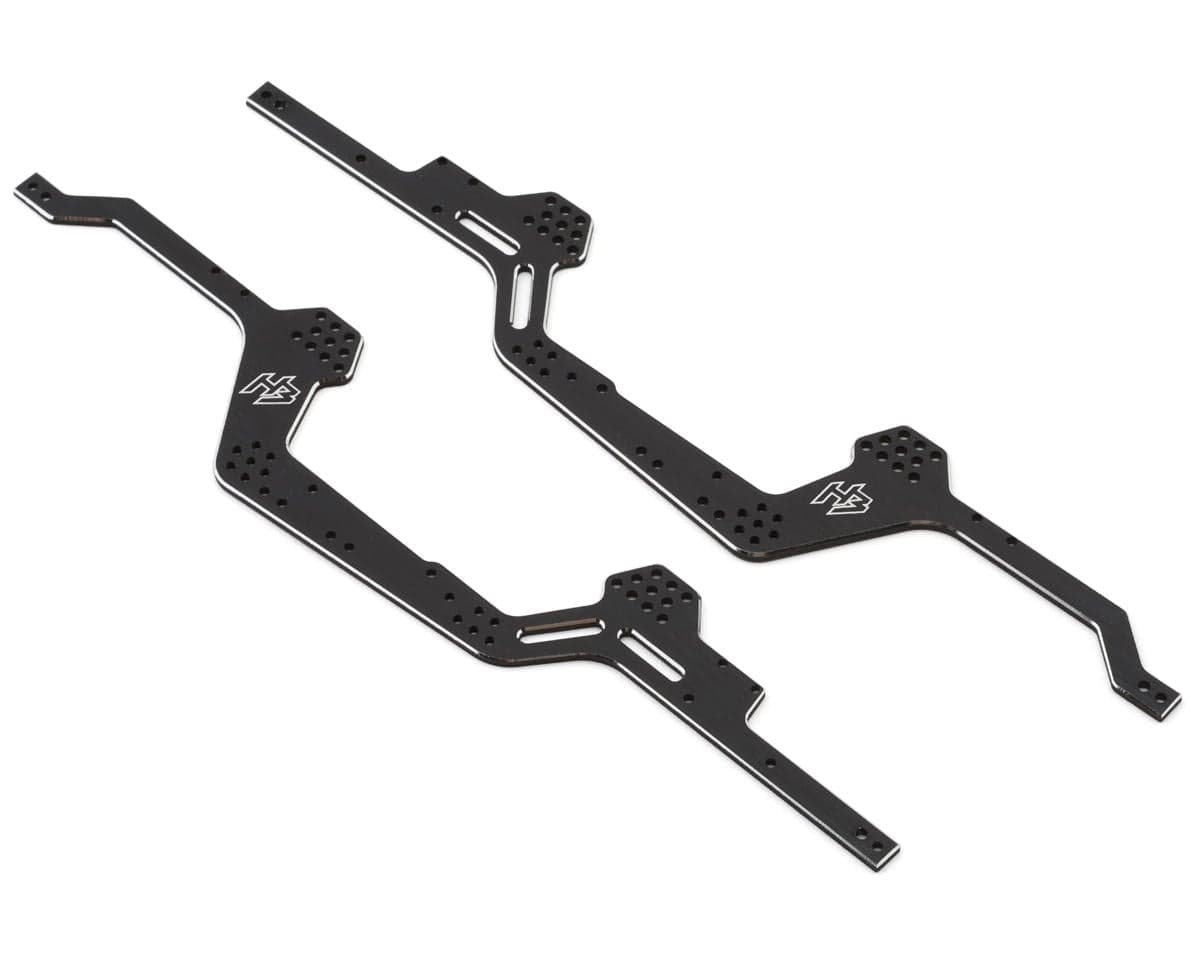 HobbyPlus CR18 Evo Pro Aluminum LCG Chassis Frame Rails (2)