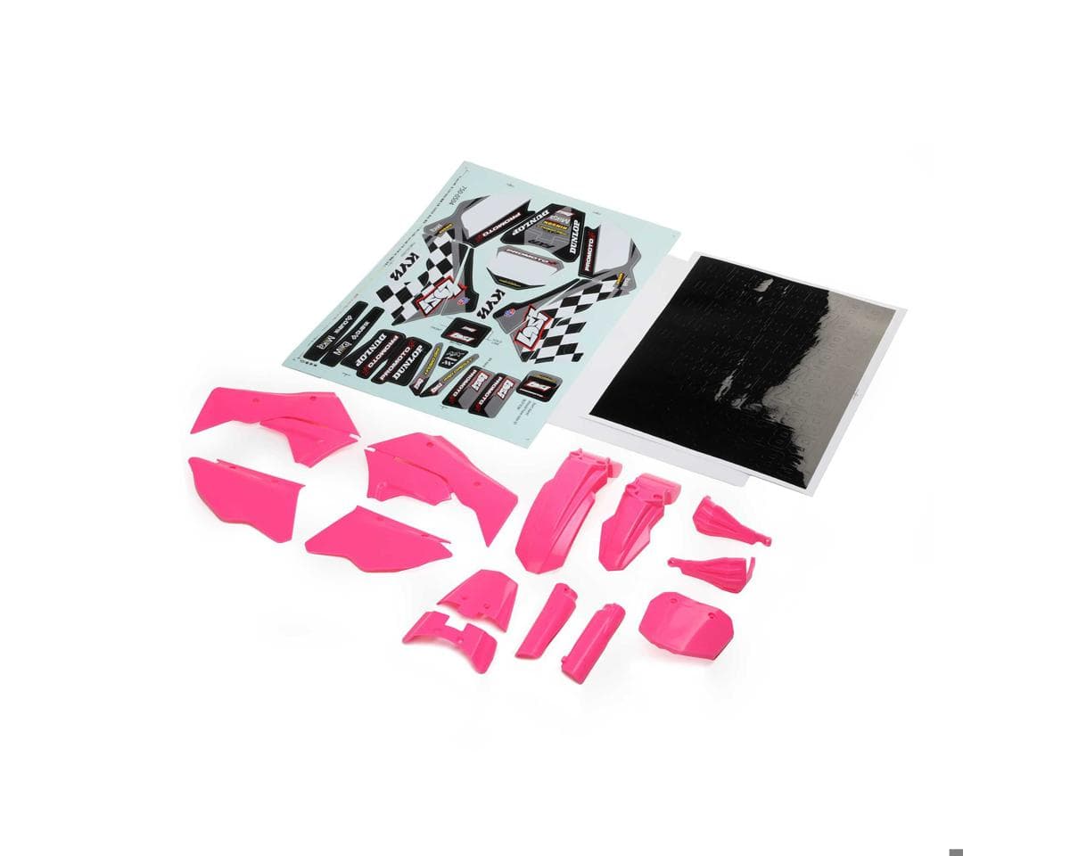 Losi Promoto MX/SM Plastics w/Wraps (Pink)