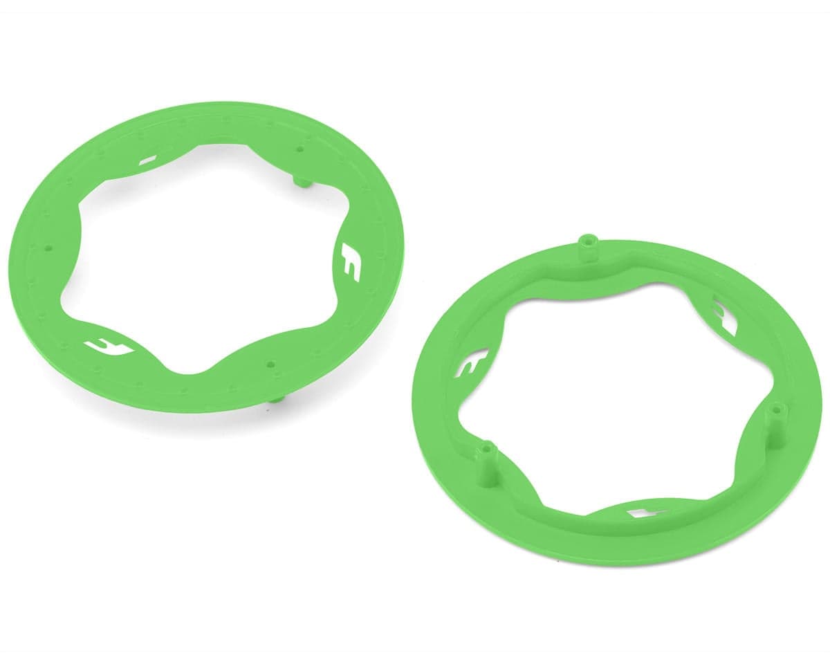 Traxxas Funco Pro Scale Sand Car 3.9" Rear Wheel Beadlock Rings (Green) (2)