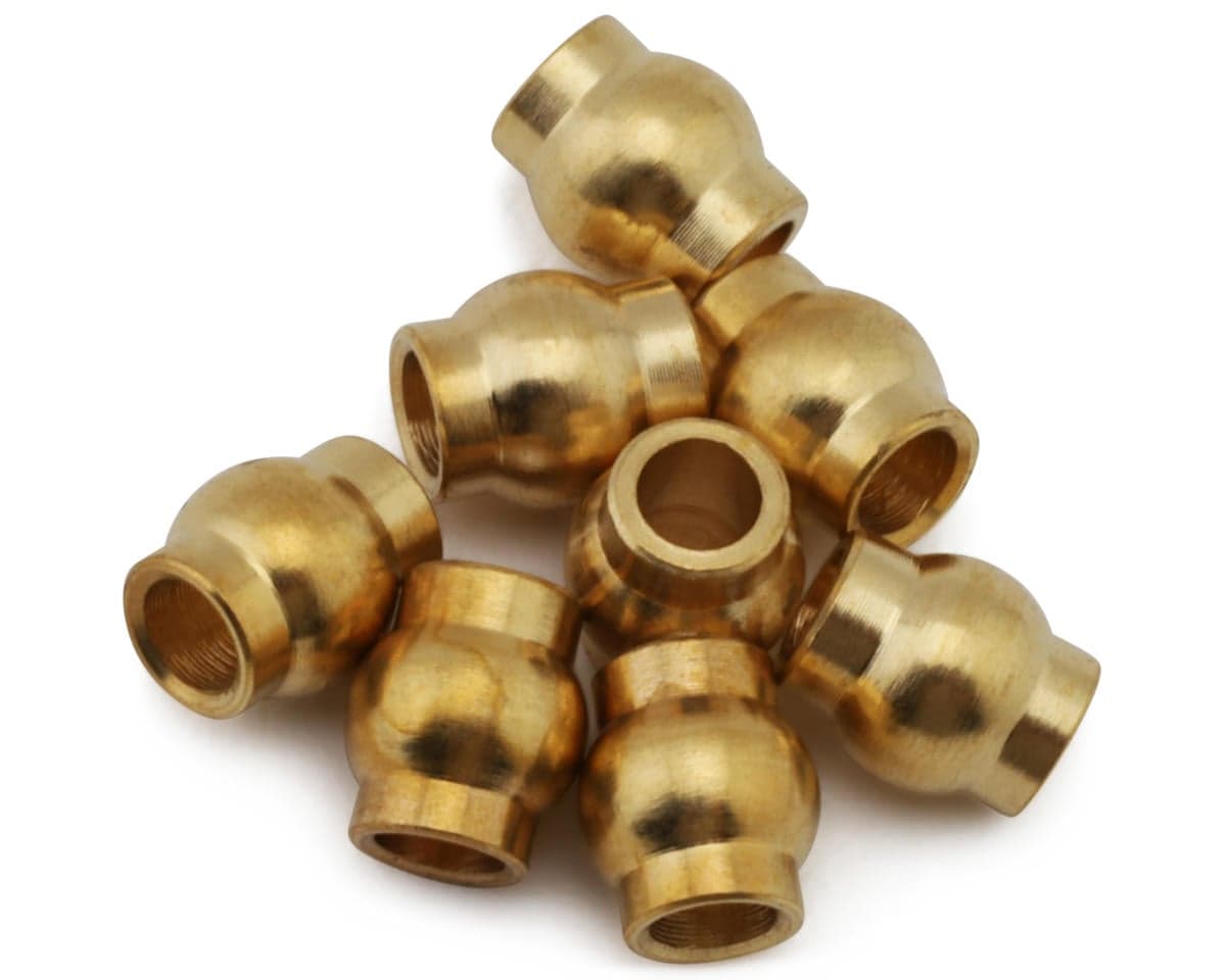 UDI RC 4x4.7mm Brass Pivot Ball Set (8) (UCX24/Bharal Pro)