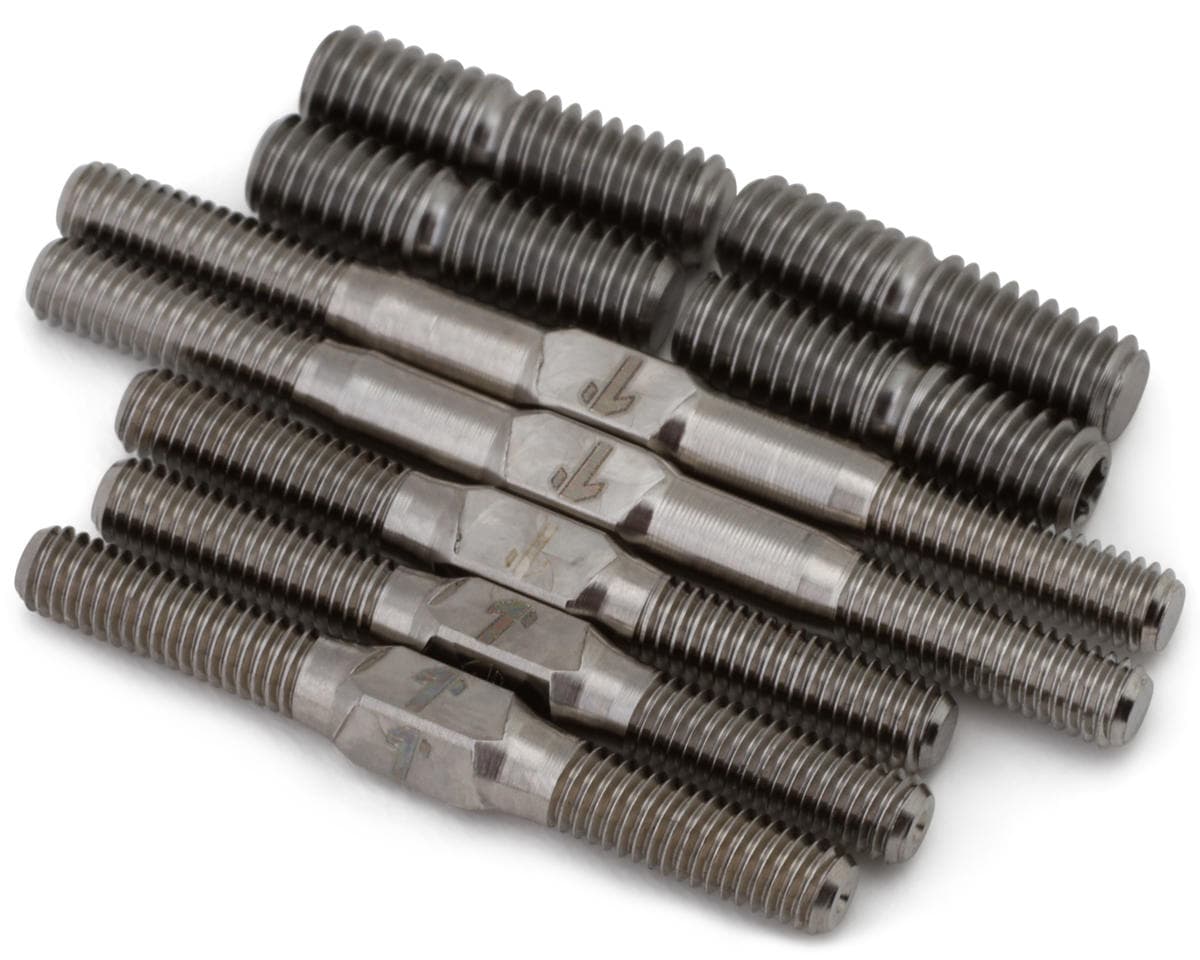1UP Racing Mugen MTC2 Pro Duty Titanium Turnbuckles Set (Silver)