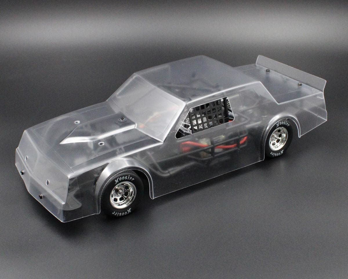 1RC Racing Dirt Street Stock 1/18 Brushless RTR 2WD Oval Racer (Clear) w/2.4GHz Radio, Battery & Wall Charger