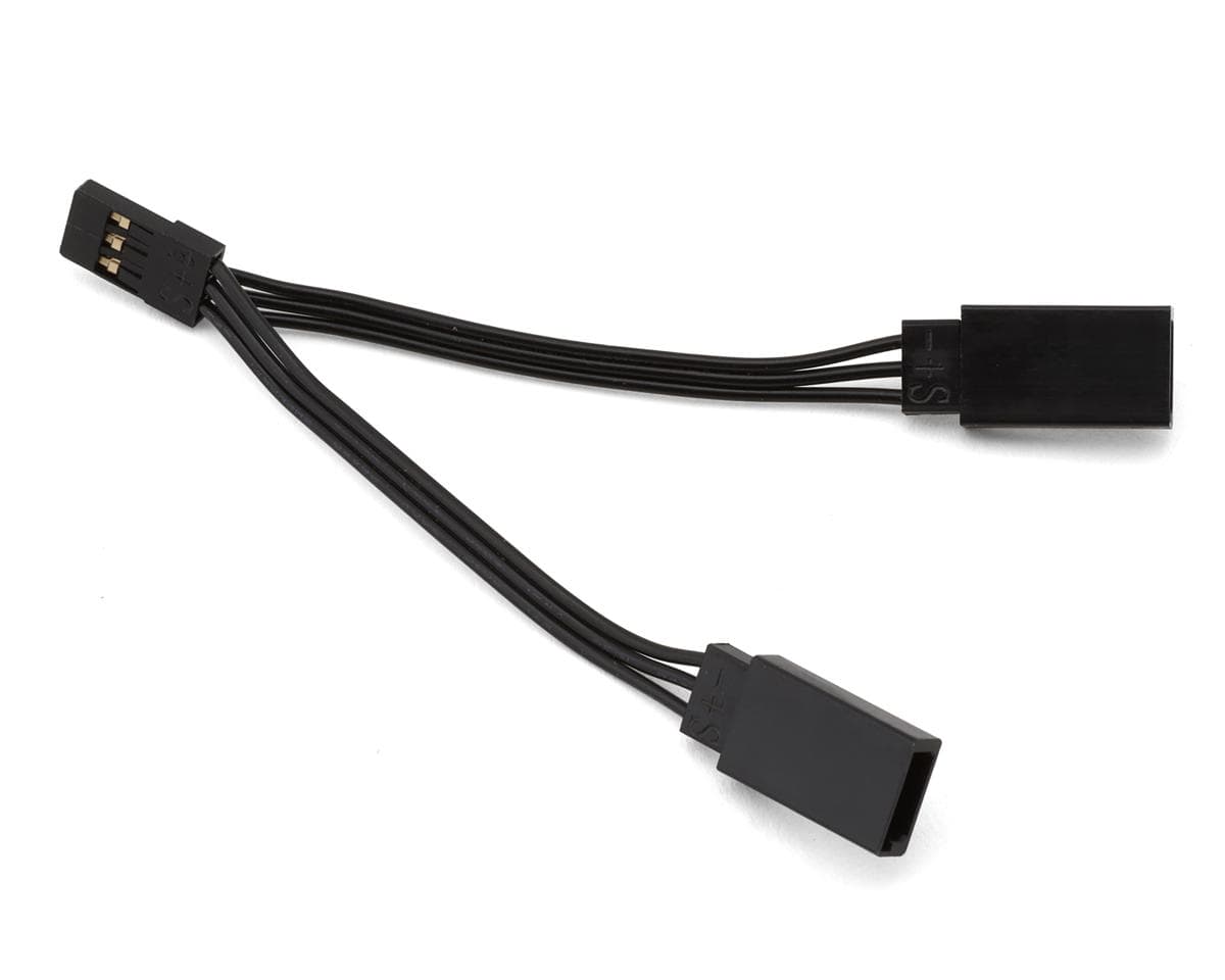 Reedy 95mm Servo Wire Extension Splitter (Black)