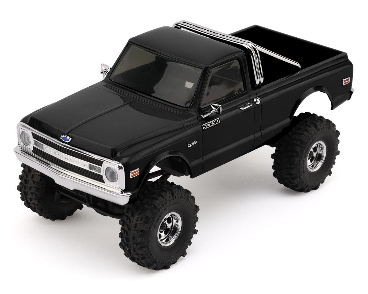 Axial SCX30 Chevrolet K10 1/30 4WD RTR Scale Mini Crawler (Black) w/2.4GHz Radio, Battery & Charger