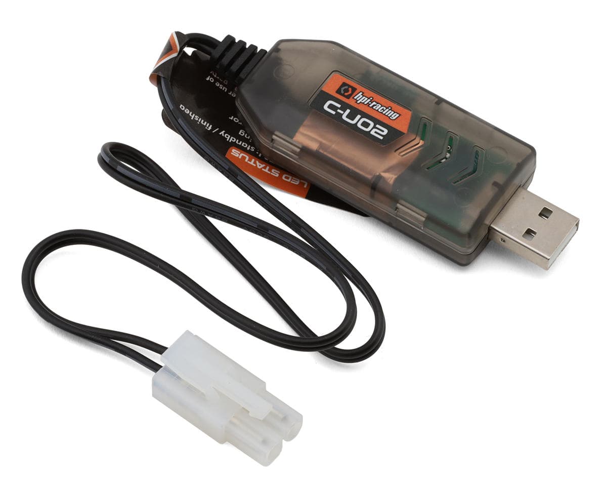 HPI C-U02 USB NiMH Battery Charger (2-8 Cell) w/Tamiya Connector