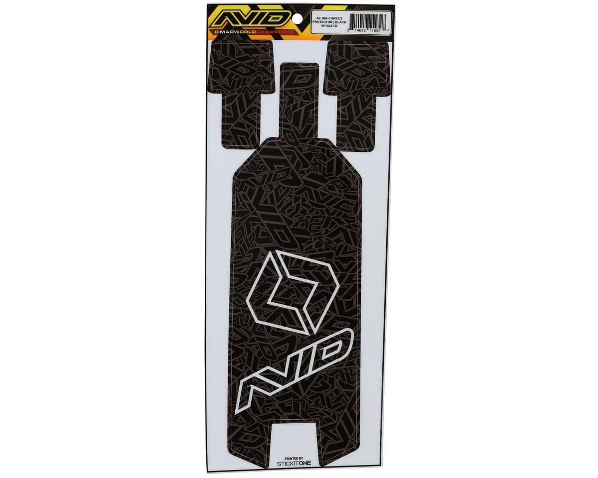 Avid RC AE B84 Pre-Cut Chassis Protective Sheet (Black)