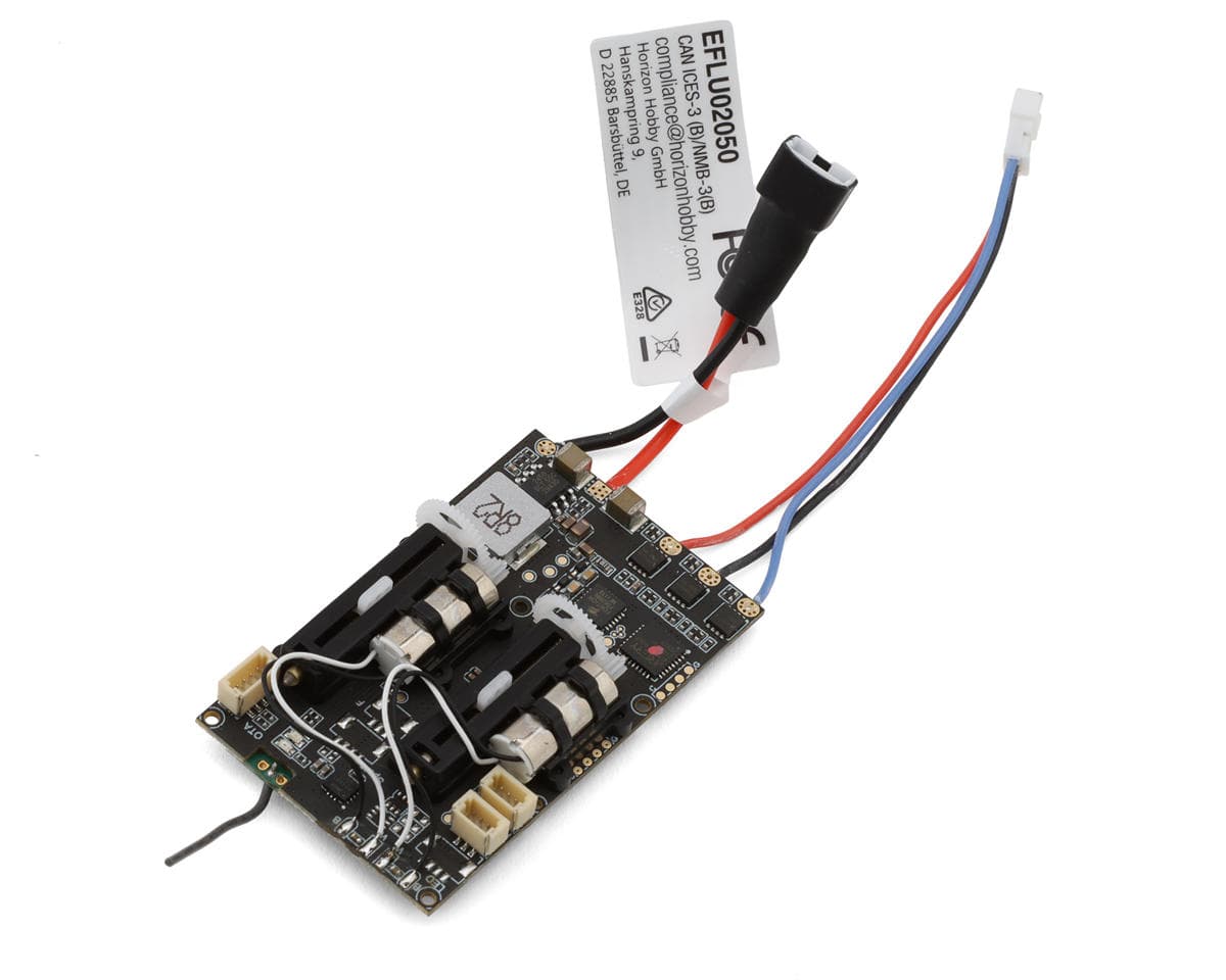 Spektrum RC UMX Eratix Flight Controller 4-Channel Receiver/ESC & Long Throw Servo Board