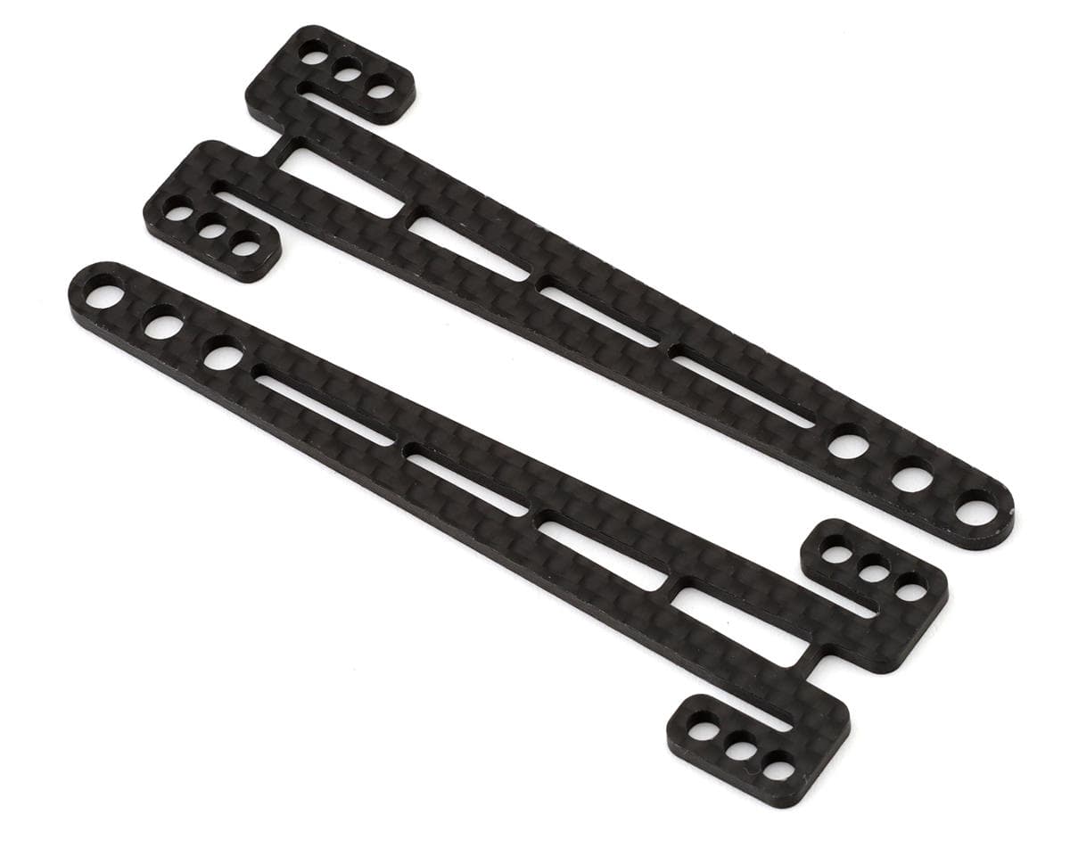 Serpent Medius X20 2mm Carbon Fiber Top Decks (Medium) (2)