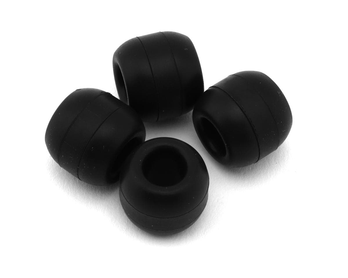 GooSky Rubber Landing Skid Sleeve (Black) (4) (8mm) (RS5/RS6)