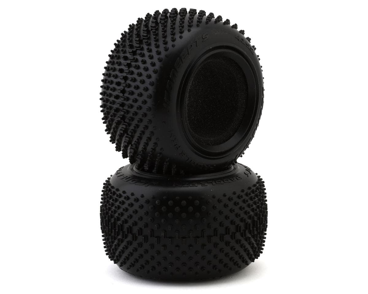 JConcepts Paddle Pin 2.2" 1/10 Stadium Truck Tires (2) (Green)