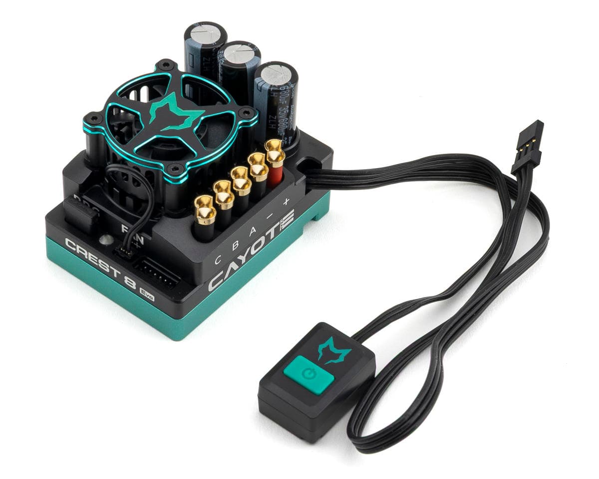 Cayote Crest 8 EVO 1/8 200A Sensored Brushless ESC w/Bluetooth