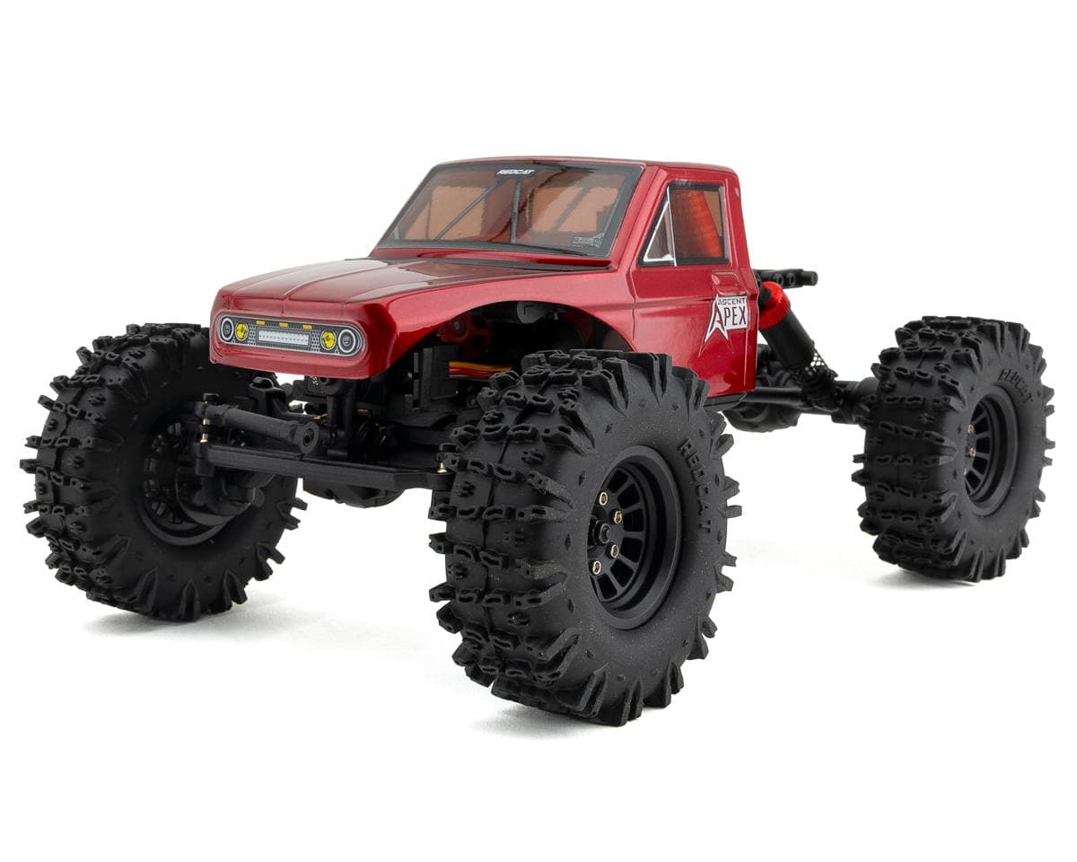 Redcat Ascent-18 Apex 1/18 4WD RTR Brushless Rock Crawler (Red) w/2.4GHz Radio, Battery & Charger