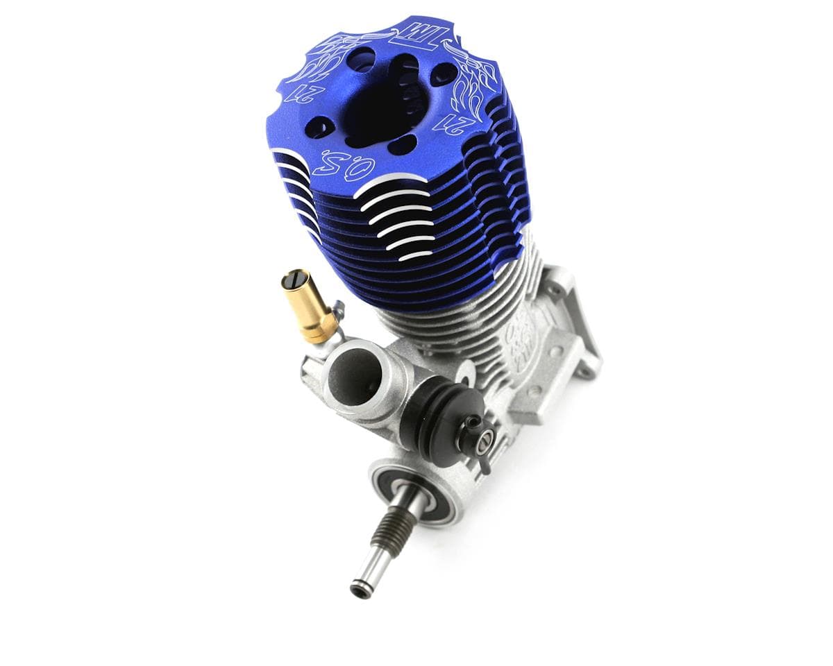 O.S. .21 TM Monster Truck Engine with Revo/Slayer Manifold