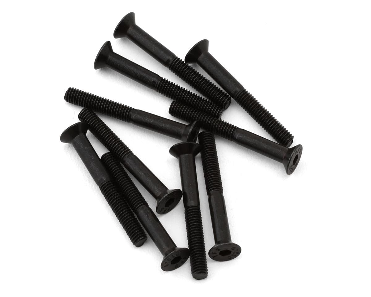 EcoPower 3mm "High Strength" Steel Flat Head Screws (10) (3x25mm)